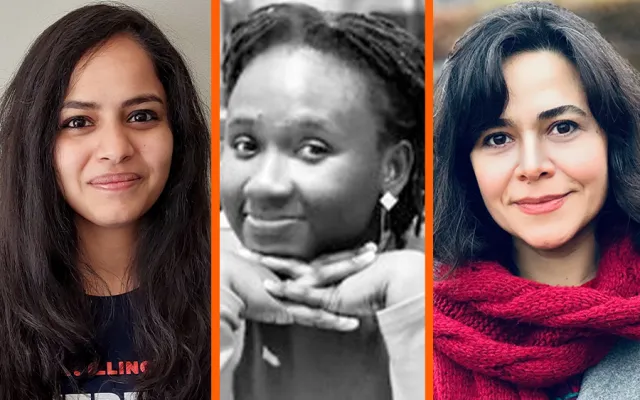 Headshots of the 2025 AAUW Winners